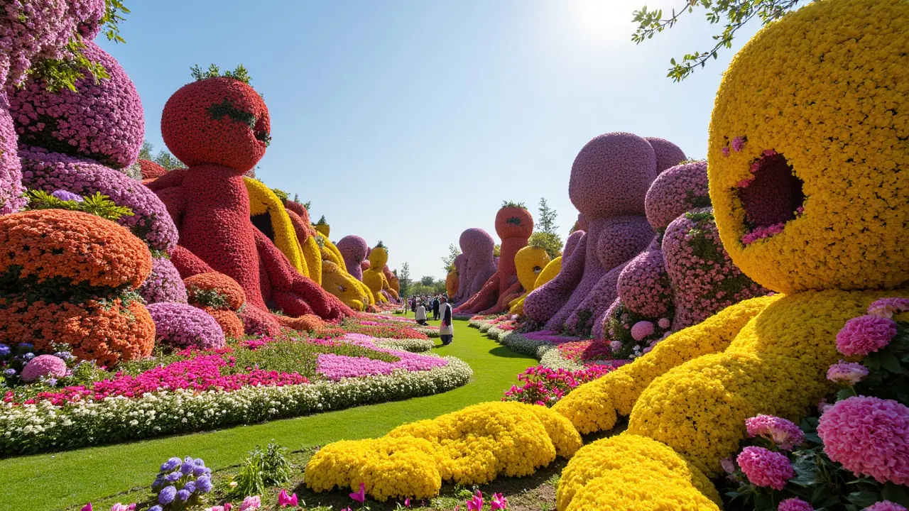 Hidden Gems: Discover Dubai Miracle Garden's Most Unique Floral Displays