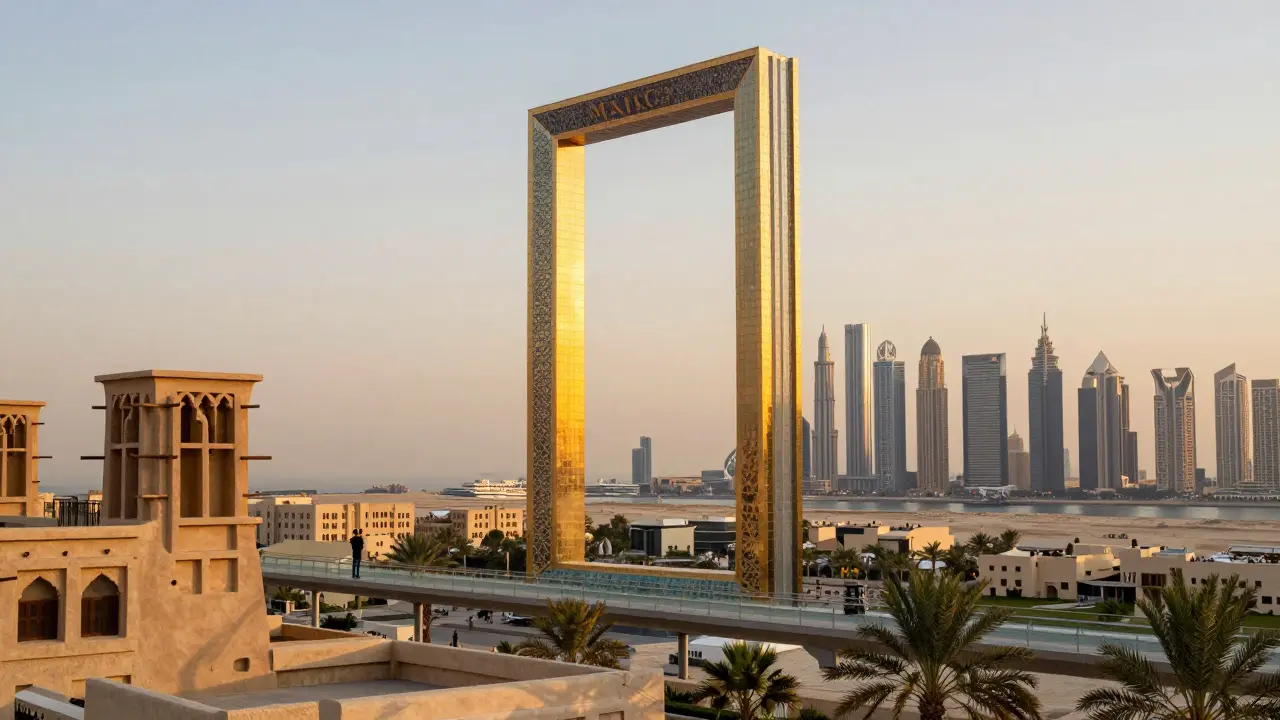 Dubai Frame: A Bridge Between the City's Rich History and Bright Future