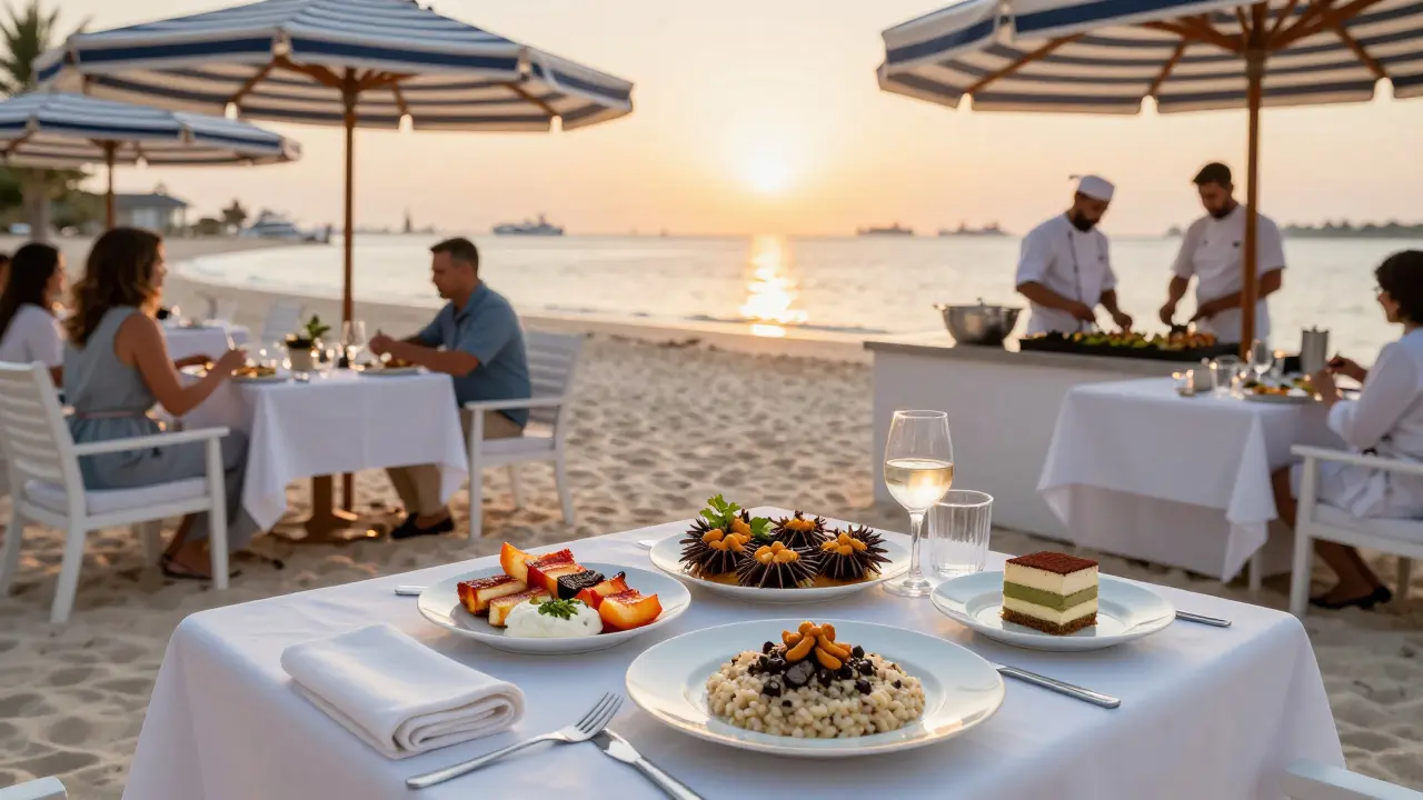 Dubai’s Best Beach Clubs with the Most Diverse Culinary Offerings