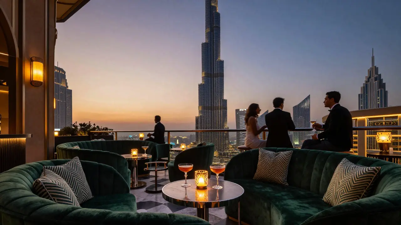 Best Art Deco Rooftop Bars in Dubai for a Retro Evening Experience